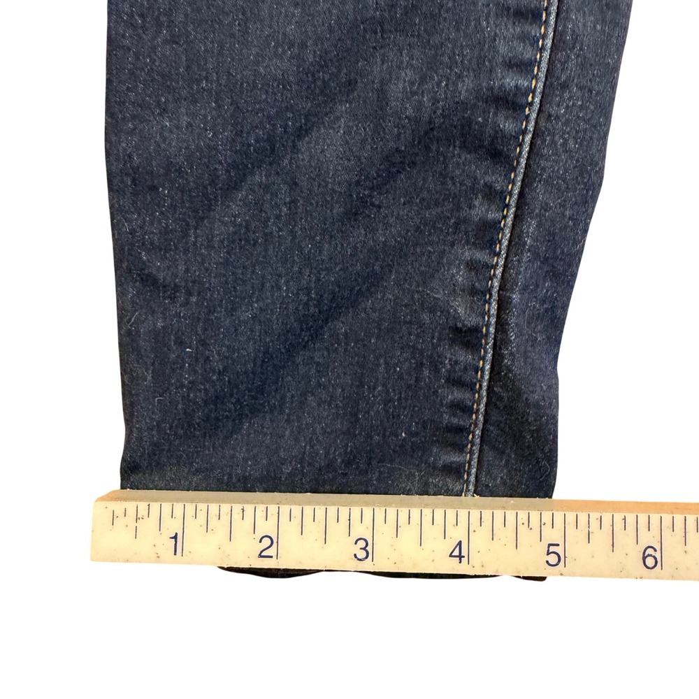 Levis 711 Skinny Jeans Womens 29 Dark Wash Blue Denim Mid Rise Stretch 188810012 - Picture 8 of 11
